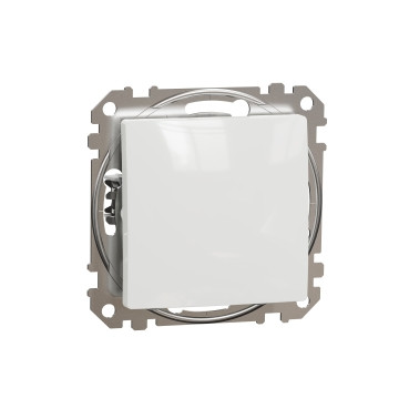 Кнопковий вимикач одноклавішний Schneider Electric Sedna Design (колір - білий)