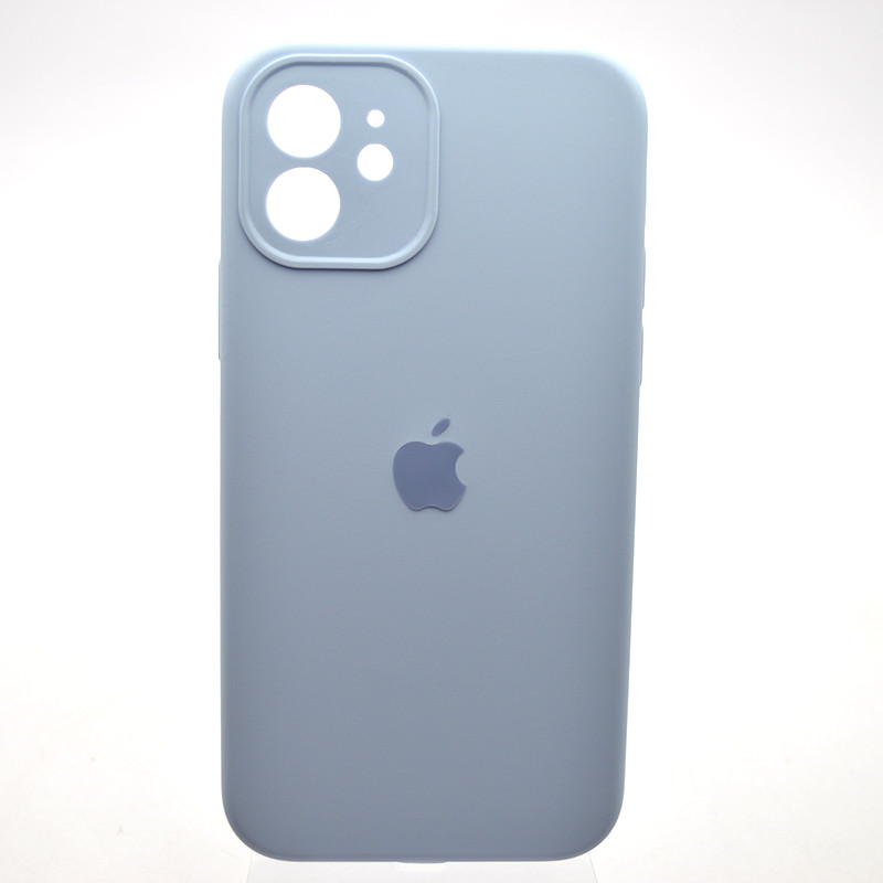 Силіконовий Силіконовий чохол накладка Silicon Case Full Camera для iPhone 12 Lilac Purple