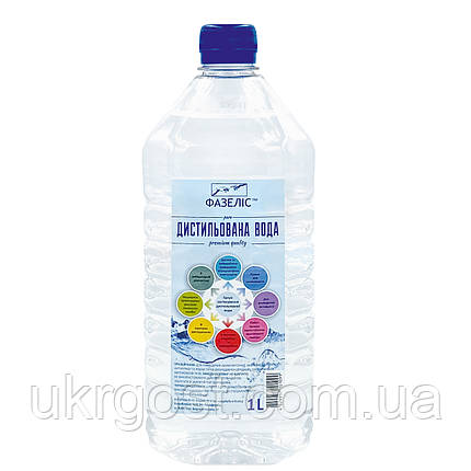 Вода дистильована Фазеліс 1 л, фото 1