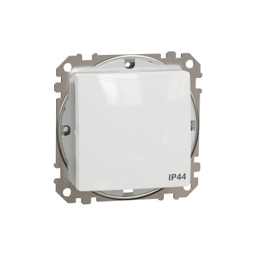 Перемикач одноклавішний IP44 Schneider Electric Sedna Design (колір - білий)