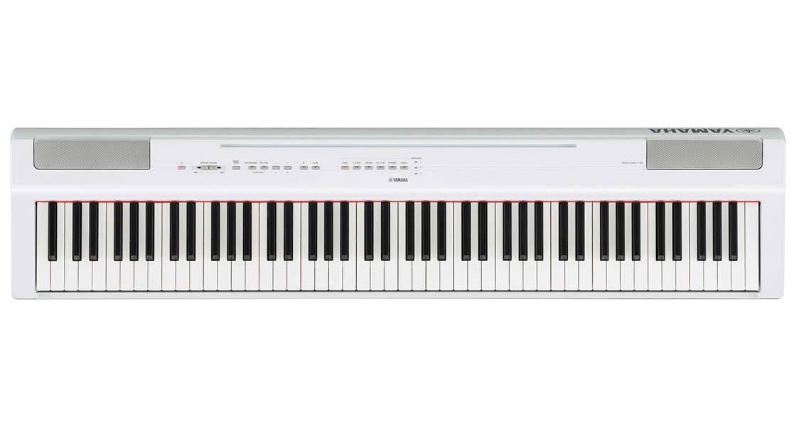 Синтезатор цифрове піаніно YAMAHA P-125A з пюпітром White