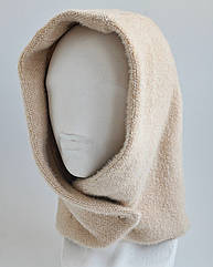 Капор теплий KENT&AVER капюшон жіночий ангора топлене молоко