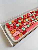 Розовая беспроводная клавиатура MOFII Candy BT (англ.)