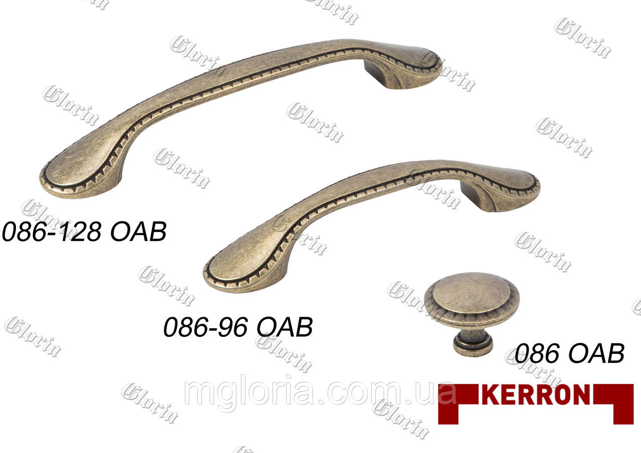 Ручки меблеві Kerron RS-086 OAB