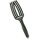 Щітка з комбінованою щетиною Olivia Garden Finger Brush Combo Midnight Green Emerald OGID1826, фото 3