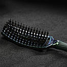 Щітка з комбінованою щетиною Olivia Garden Finger Brush Combo Midnight Green Emerald OGID1826, фото 7
