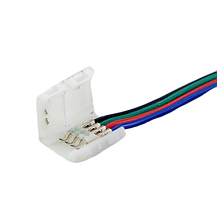 Кабель PROLUM™ для стрічки 5050, RGB, 10 мм, + 1 затиск, фото 2