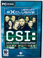 CSI: Crime Scene Investigation Dark Motives (Ubisoft Exclusive), Б/У, английская версия - диск для PC