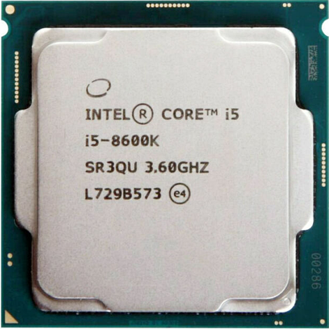 Процесор Intel Core i5-8600K 3.6-4.3 GHz LGA1151v2 SR3QU 95 W Intel HD Graphics 630 бв, фото 1
