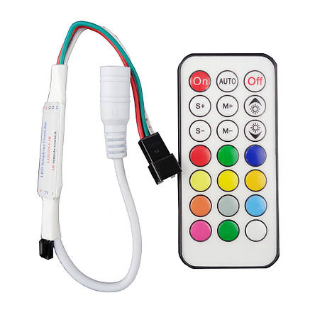 Контролер SMART RGB PROLUM (21 кнопка; IR; 6A; WS2811;WS2812), фото 3