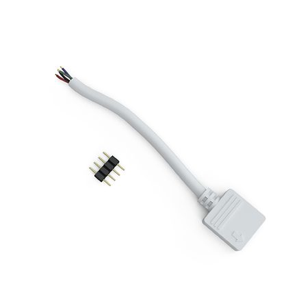 Конектор SMD5050 RGB (провід 4 pin, без затиску), фото 1