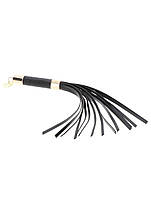 Флогер з підвіскою на ручці Taboom, екошкіра, чорний, 35 см, фото 4