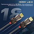 Кабель Promate ProLink4K60-15M HDMI to HDMI v2.0 UHD 15 м Black (prolink4k60-15m), фото 3