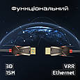 Кабель Promate ProLink4K60-15M HDMI to HDMI v2.0 UHD 15 м Black (prolink4k60-15m), фото 6