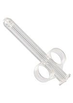 Шприц для спринцювання анальний душ XL Lube Tube CalExotics прозорий, 10.2 х 2 см, фото 5