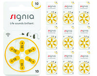 Батарейки для слуховых аппаратов Signia 10 (Германия), 60 штук + бесплатная доставка Новой Почтой