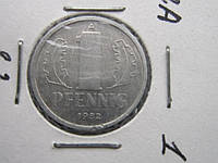 Монета 1 пфенниг Германия ГДР 1982