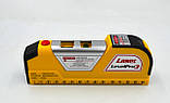 Рівень лазерний Laser Level PRO 3 побутовий 18см з рулеткою (LV-02), фото 4