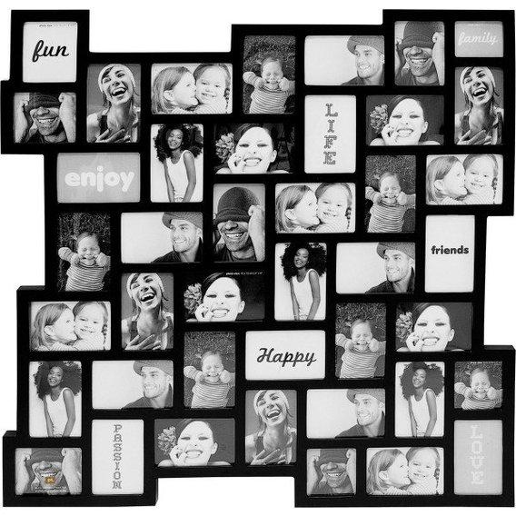 Фоторамка Present Time Zig Zag на 42 фото 10х15 см (PT 1398 BK)