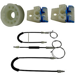 Ремкомплект склопідіймача Volkswagen Passat B6 на передню праву дверку 3C1837462H , 3C1837462L , 3C1837462