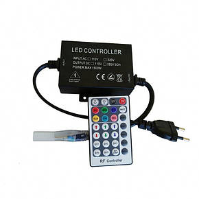 Контролер 220V NEON RGB 10х20 - AC-2 (1500W; RF; 28K), фото 3