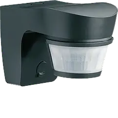 Датчик руху HAGER зовнішньої установки  IP55, 10A, 140град., чорний EE821