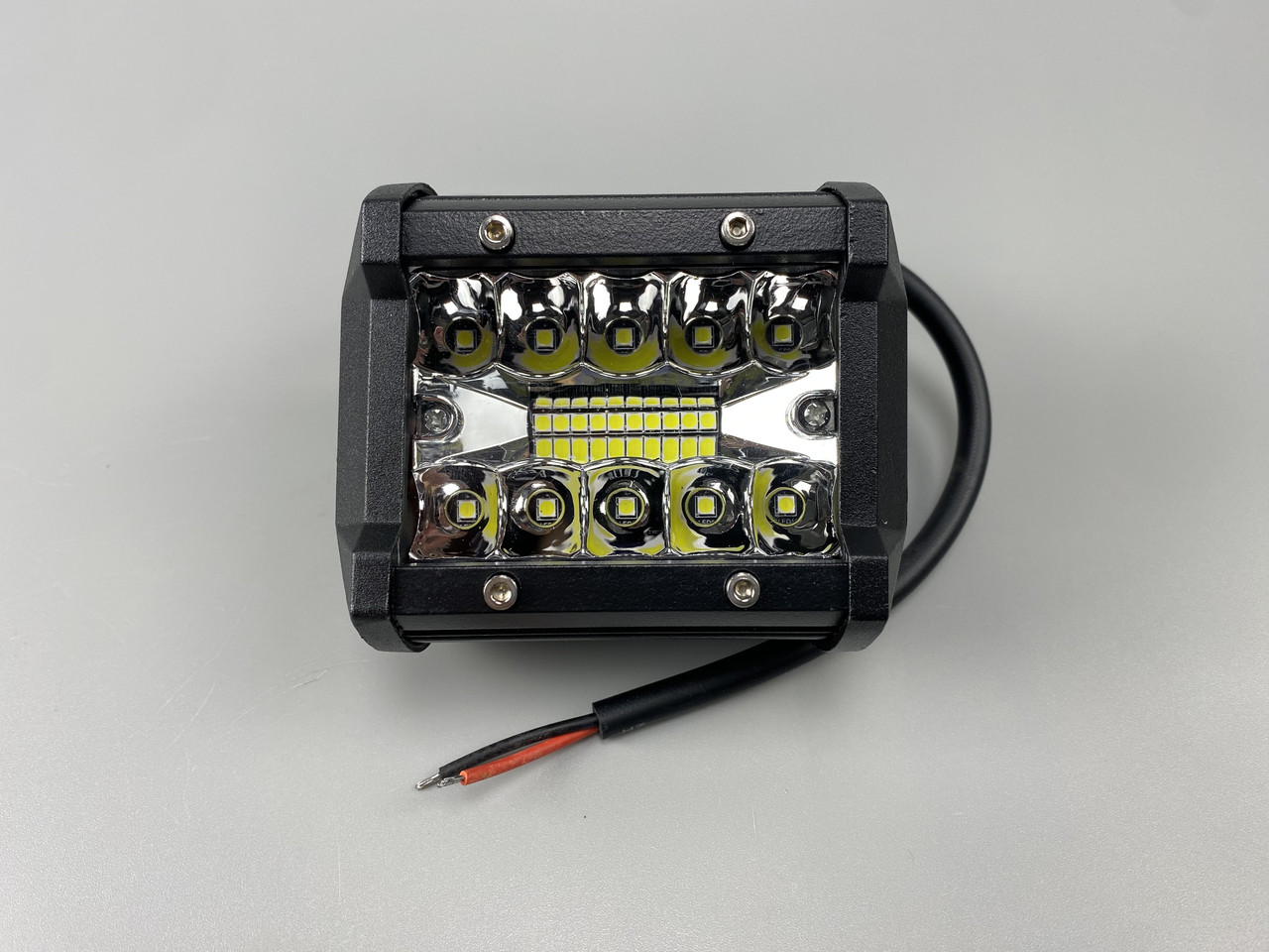 Автомобільна додаткова LED фара світлодіодна 60W 20 діодів, фара змішаний промінь