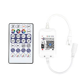 Контролер SMART RGB PROLUM (Wi-Fi; IR 28 кнопок; 12A), фото 1