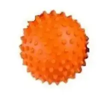 Мяч с шипами" оранжевый, 7,5 см (с запахом ванили) ТМ "FOX"