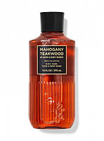 Гель для душа Bath & Body Works Mahogany Teakwood 3-in-1 Hair, Face & Body из мужской коллекции 295 мл