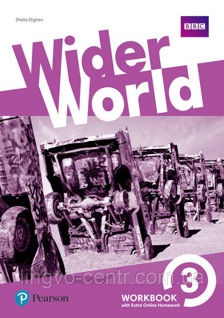 Англійська мова. Wider World 3 WorkBook with Online Homework