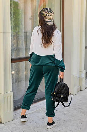 Елегантний жіночий костюм, тканина "Велюр" 54, 56, 58, 60, 62 розмір 54, фото 2