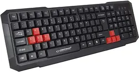 Клавіатура ESPERANZA Keyboard EGK102 Red USB (EGK102RUA) (M)