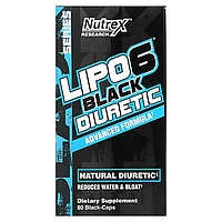 Nutrex Lipo-6 black diuretic 80 капсул, мочегонное , диуретик липо-6 80 капсул, АНАЛОГ now water out