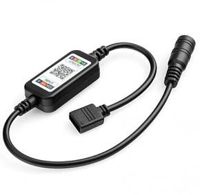 Контролер RGB PROLUM Mini (Bluetooth, Чорний, 6A), фото 1