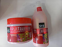 Набор шампунь + маска для волос Wokali Fruit Shampoo Passionfruit против перхоти