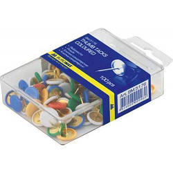 Кнопки Buromax colorful, 100шт BM.5176 smart