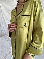 Жіноча сорочка вікторія сікрет, жіночі нічні піжами Victoria's Secret, Шовкова Піжама victorias secret золото