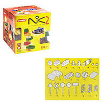 Пластиковый конструктор "NIK-2", 104 детали Toys Shop