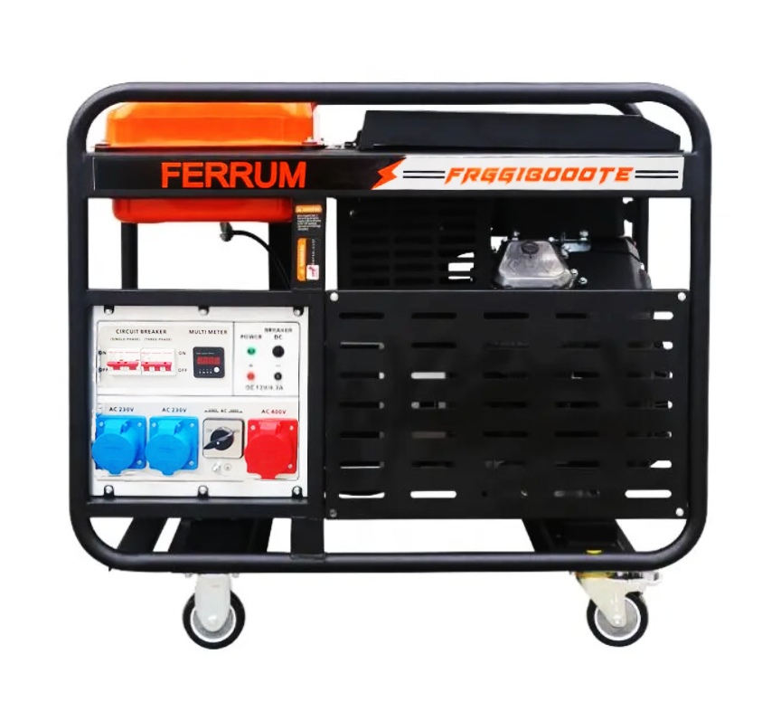 Бензиновий генератор FERRUM FRGG18000TE [16.5кВт-18кВт / двохциліндровий / електричний пуск], фото 1