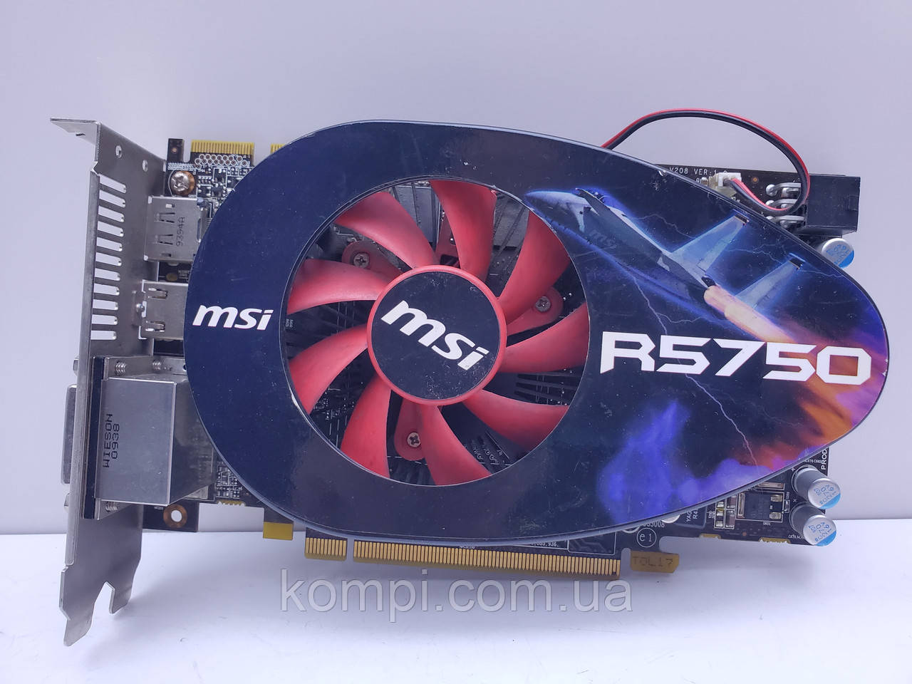 Відеокарта MSI Radeon HD 5750 1GB (1GB,GDDR3,128 Bit,HDMI,PCI-Ex,Б/у)