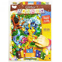 Набор для творчества "Блестящая мозаика: Пони", желтый Toys Shop
