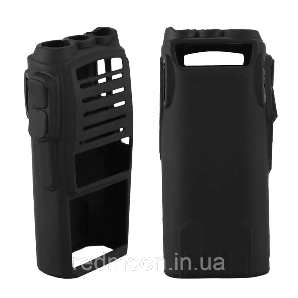 Силіконовий чохол для рації Baofeng UV 82, 11,5х6х3 см / Універсальний захисний чохол для радіостанції, фото 1