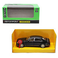 Машинка металлическая "АВТОПРОМ: Mercedes Benz S 600", черная Toys Shop