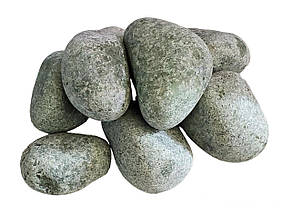 Камінь для лазні жадеїт крупний в мішку 25 кг (обвалований) 10-16 см, фото 2