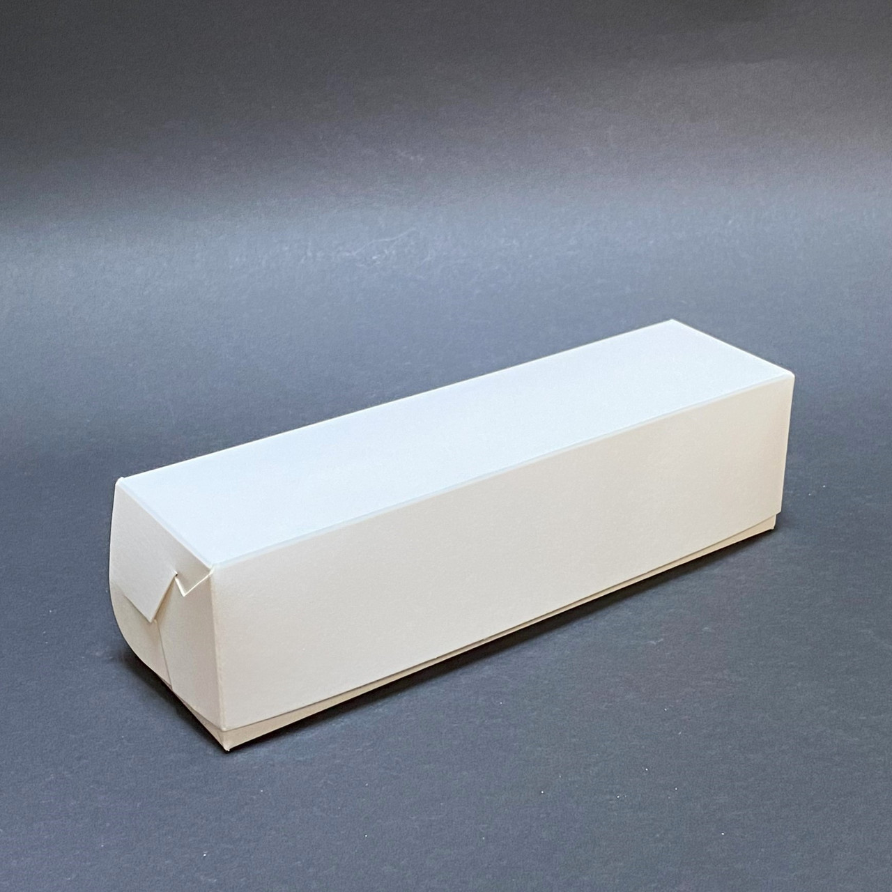 Коробка для макарон 200х55х55мм біла (100шт), фото 1