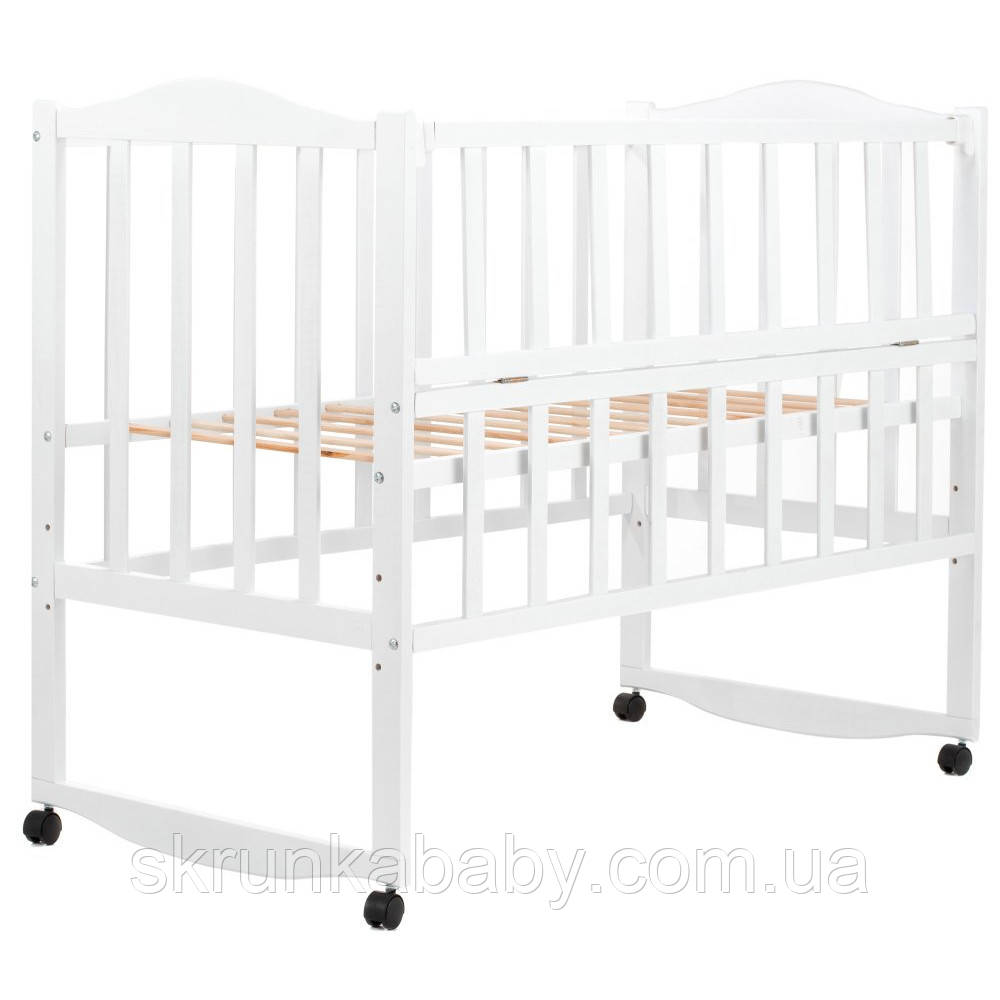 Ліжко Babyroom Зайченя (відкидний бік) біла