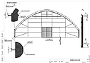 Теплиця "Фермер максі-12" 12х100 (крок арок 2,5 м), фото 7