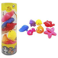 Игрушки для ванной "Морские жители", 7 штук, в тубе Toys Shop