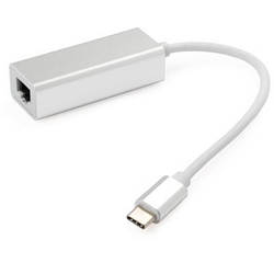 Перехідник Type-C to Gigabit LAN aluminium Vinga VCPATC2GBLNS smart